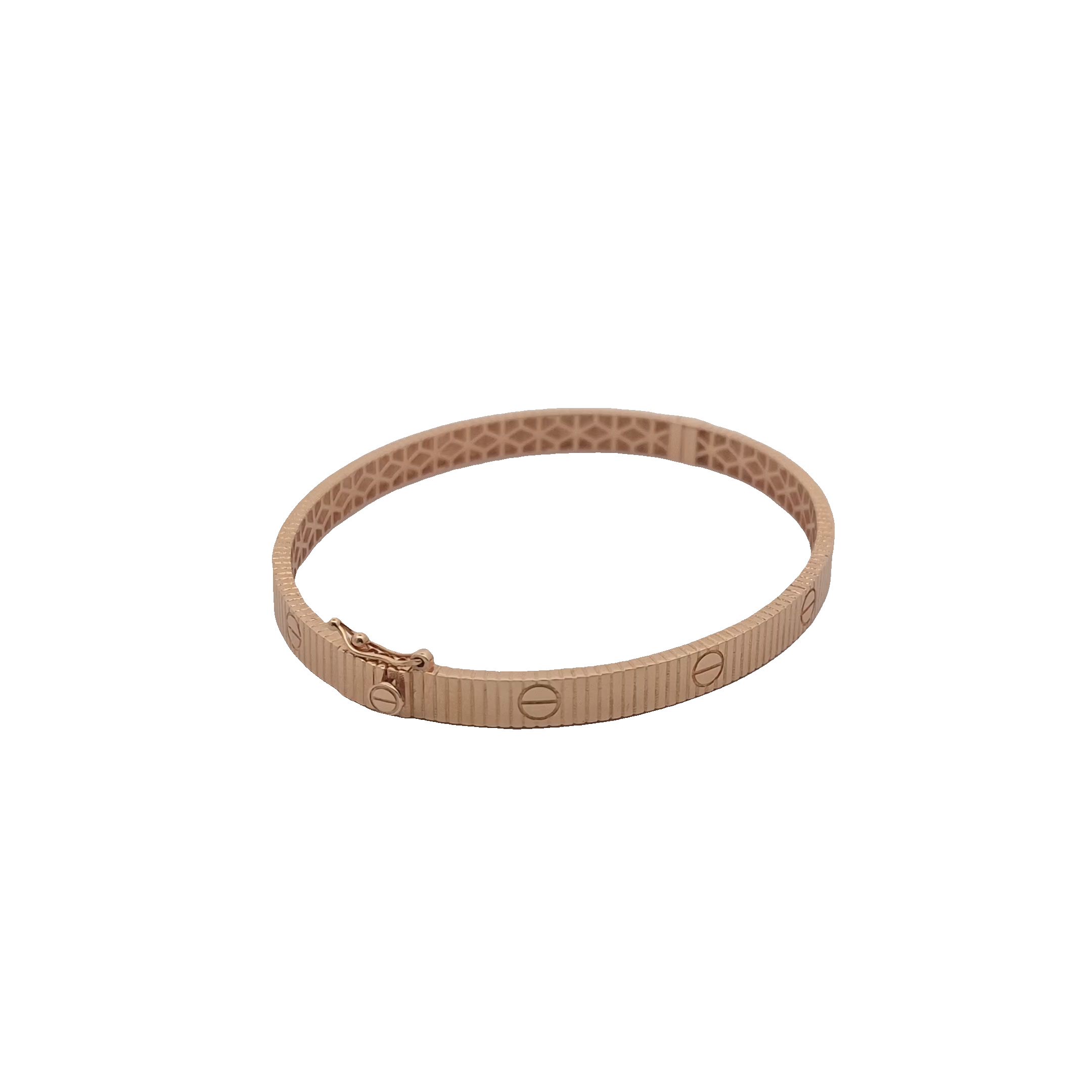Top Quality Car Car Bangle, 18K Rose Gold, view 2