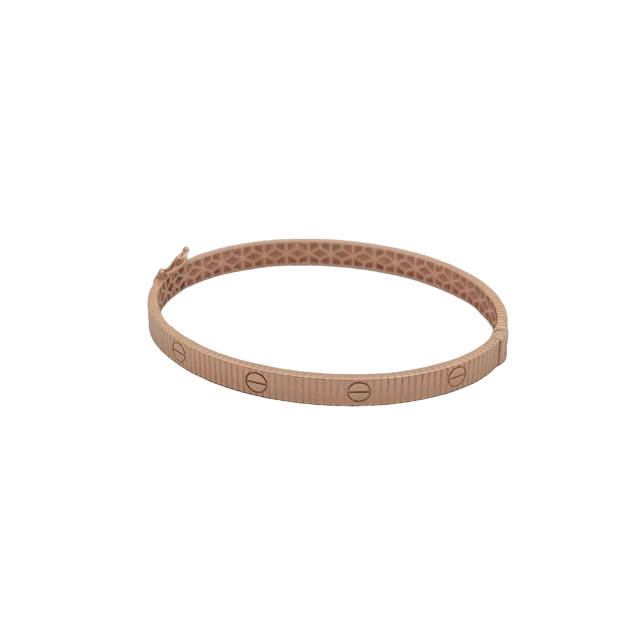 Top Quality Car Car Bangle, 18K Rose Gold, view 4
