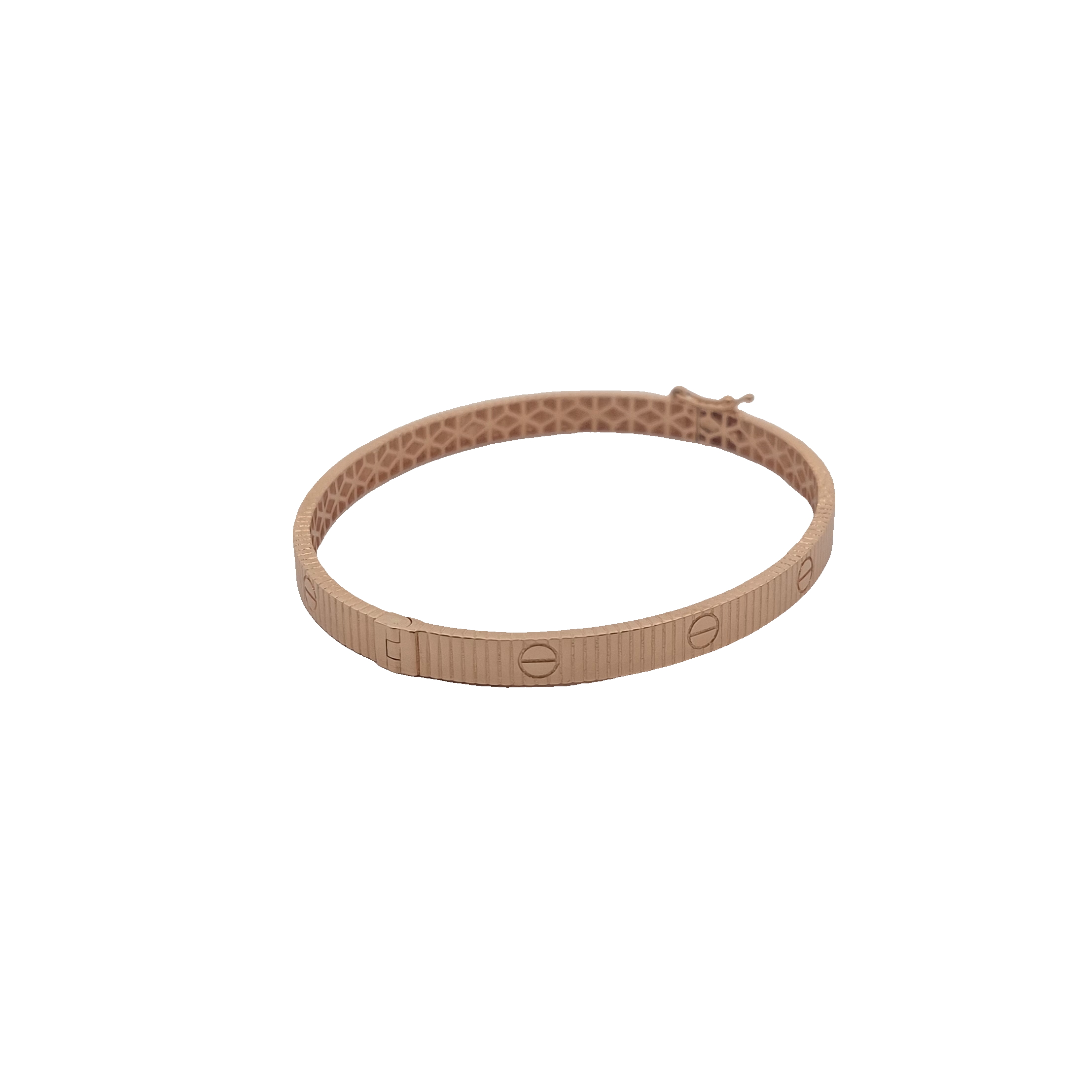 Top Quality Car Car Bangle, 18K Rose Gold, view 3
