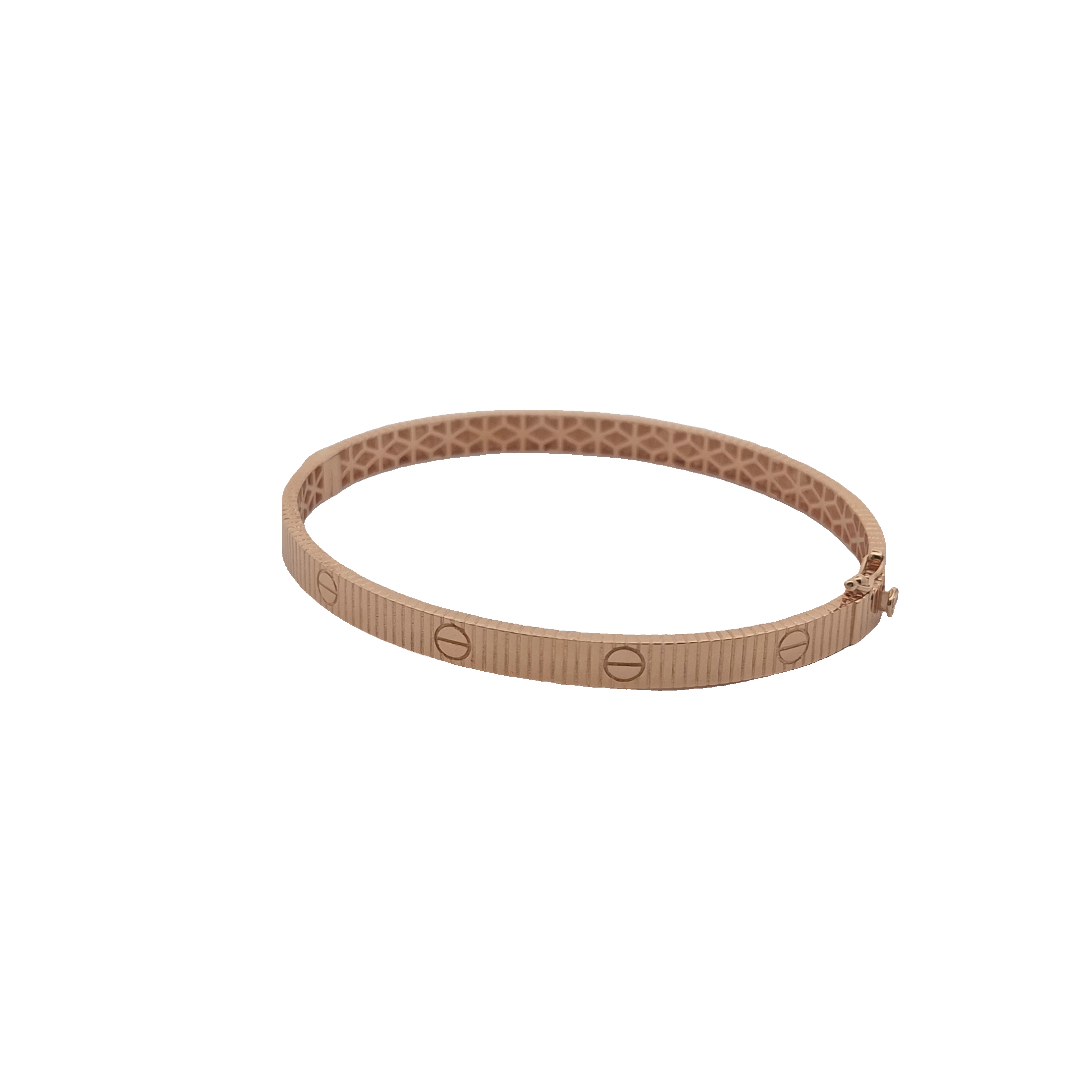 Top Quality Car Car Bangle, 18K Rose Gold, view 1